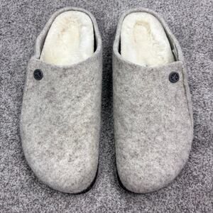 Like New! Birkenstock Shearling Zermatt size 40 Light Gray